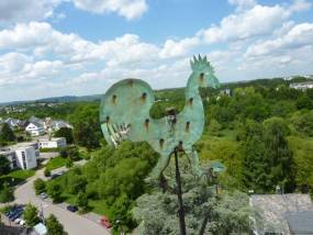 Wetterhahn mit Patina