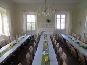 Pfarrsaal, ehemals Gerichtssaal