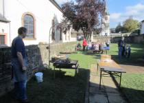 Grillen im Burggarten