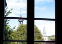 Fensterblick bei der Innenführung
